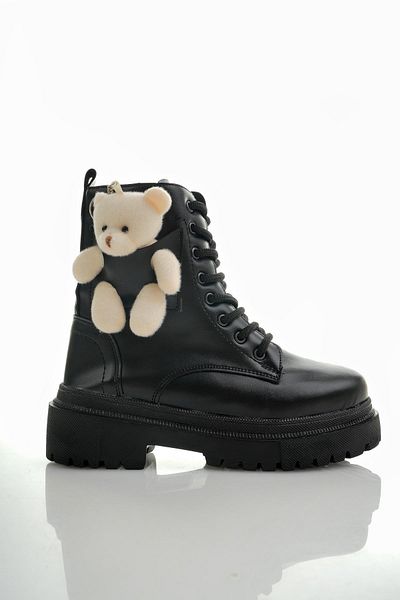 MUGGO Larrie Guaranteed - Women's Boots with Teddy Bear and Zipper