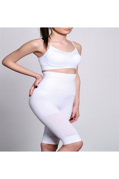 Emay White 2015 High Waist Double Long Leg Corset