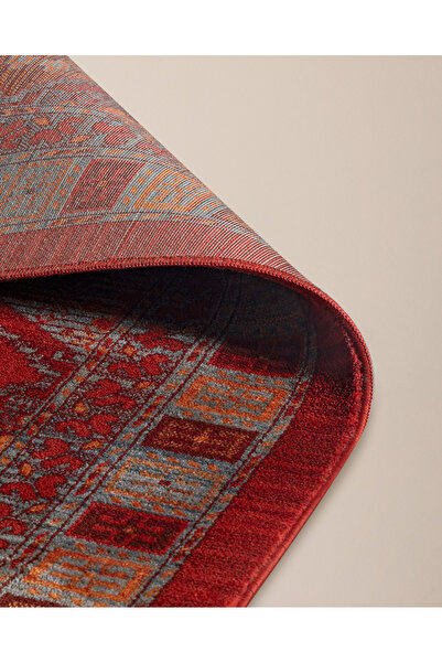 Madame Coco Clamecy Halı - Kırmızı - 155x225 cm