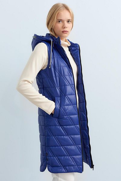 Nihan Saks Colorful Quilted Vest - Adjustable Back