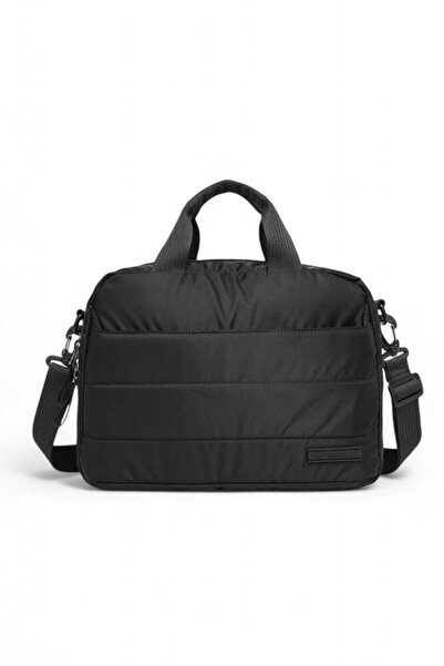 SMART BAGS حقيبة وحقيبة كمبيوتر محمول للجنسين من القماش الناعم 8724 - أسود