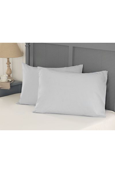 Madame Coco Manon 100% Cotton Pillowcase Set - Gray