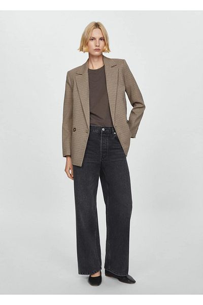 MANGO Woman Μπουφάν Blazer - Σχέδιο σταυρωτά κουμπιά