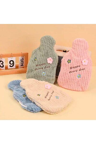 thebestnzm 1 Liter Hand-Woven Hot Water Bag Happy (3936)