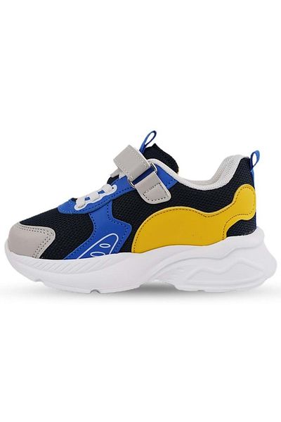 KCMN Pantofi sport unisex pentru copii - Cool Mose, Talpă ortopedică, ALBASTRU ÎNCHIS
