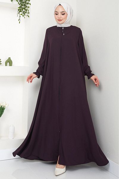 hafsamina Plum Mevlana Ferace - HM2153