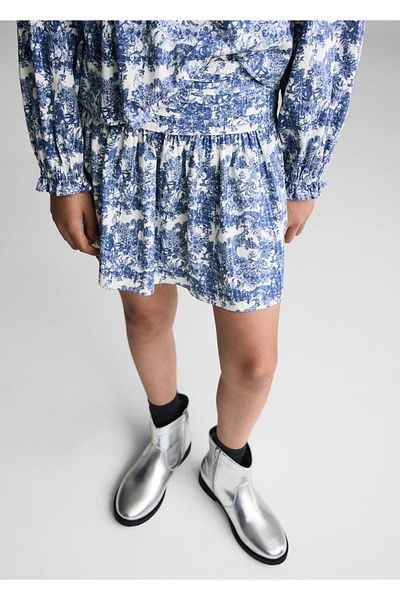 MANGO Kids Fustă plisată cu model