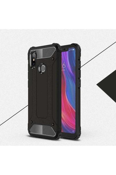 kilifone Xiaomi Mi 6X Compatible - Case Double Layer Armor Tank Crash Militar...