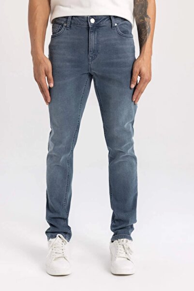 DeFacto B3622 Pedro Slim Fit Dar Paça Jean Pantolon