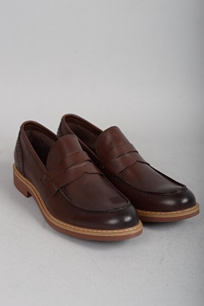 SEÇ KUNDURA SEÇ 2654 LOAFER PANTOF BĂRBAȚI DIN PIELE AUTENTICĂ MARO