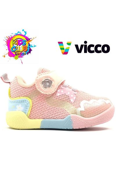 Vicco حذاء رياضي للأطفال من Sia First Step لتقويم العظام باللون الوردي