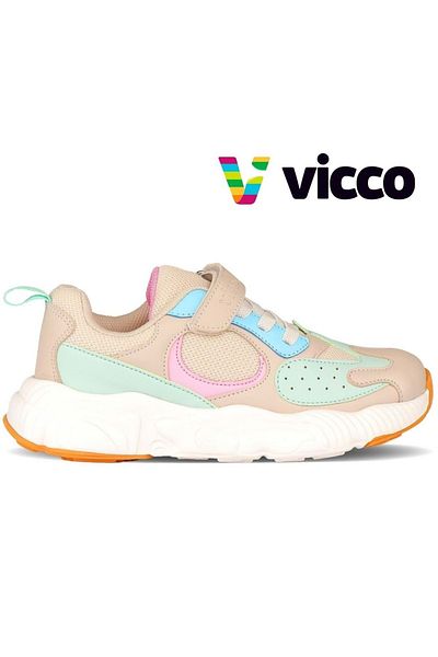 Vicco Niro II Orthopedic Children's Sneakers Beige