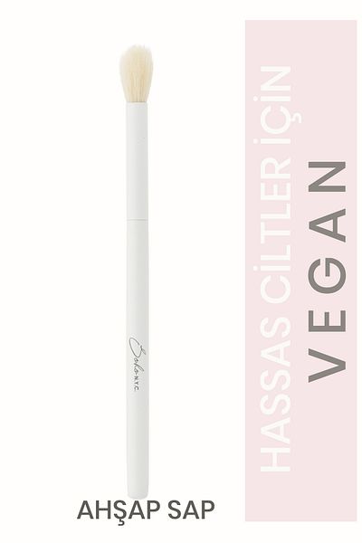 Soho N.Y.C. Vegan Conical Mixing Makeup Brush-v706- Wooden Handle 15.5cm