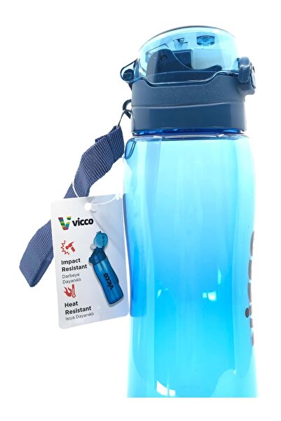 Vicco Water Bottle Lockable Lid Tritan Flask Water Bottle 750 ml Blue