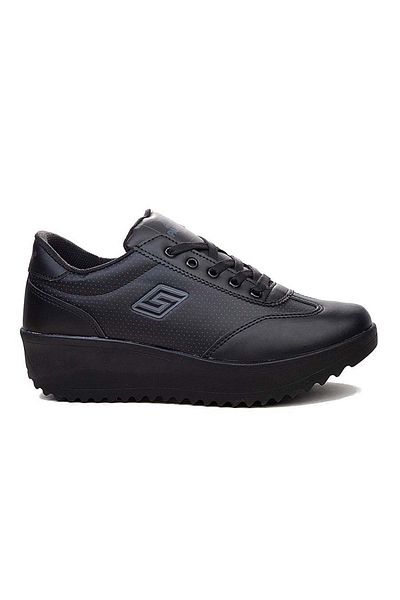 KOCAMANLAR Parley 713 Zippered Heeled Unisex Sports Shoes Black
