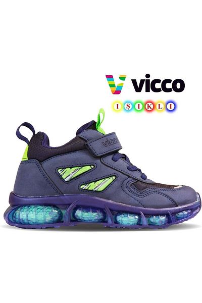 Vicco Ιτιά Ορθοπεδικά Παιδικά Μποτάκια Navy Blue