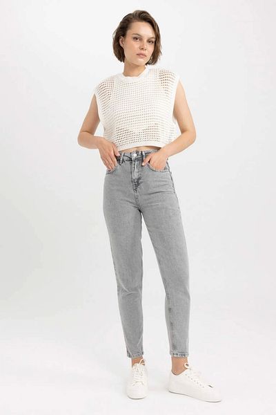 DeFacto A7491 Mom Fit Jean Ankle Length Trousers