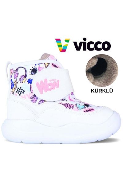 Vicco Santo Ortopedik Çocuk Kar Botu Beyaz