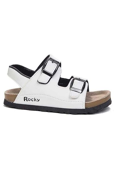 KCMN Sandale ortopedice pentru copii Rocky 321 albe