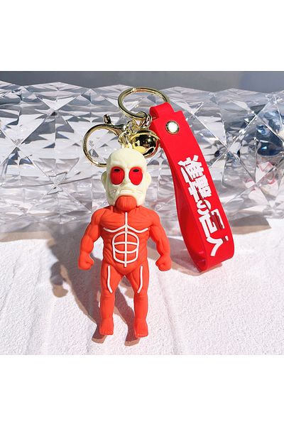 Köstebek Anime Attack On Titan - Bertholdt Hoover Titan Form Silicone Keychain