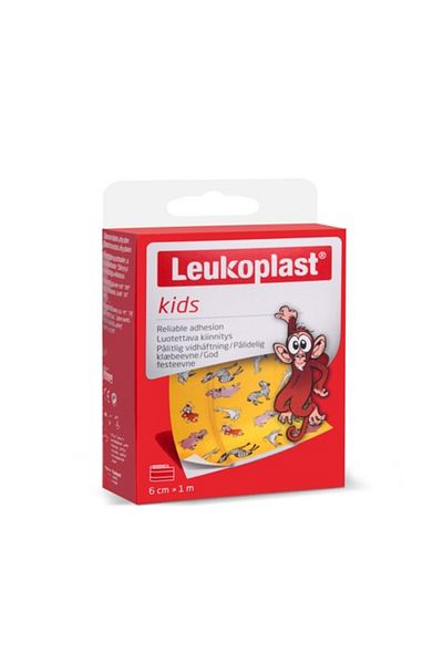 Leukotape إسعافات أولية للأطفال من Leukoplast مقاس 6 سم × 1 متر