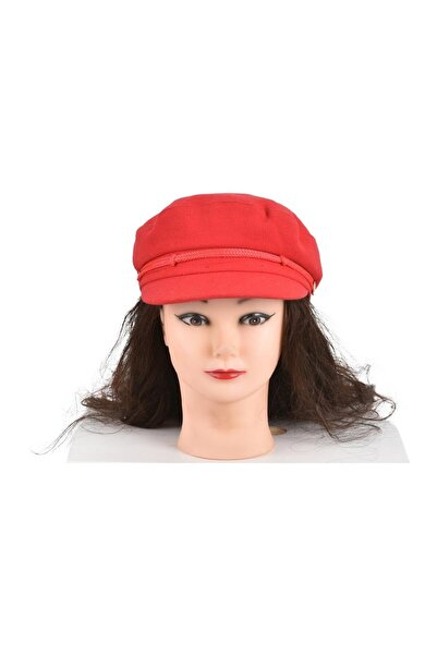 MODASEYRAN Cmf Cmfw18-78 Kadın Şapka Kırmızı