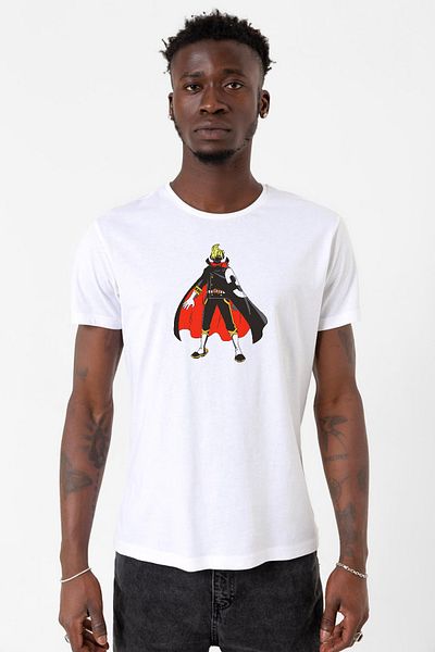 Tshirthane One Piece Anime Sanji White Ανδρικό μπλουζάκι Oversize