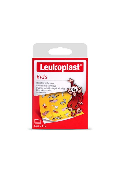 Leukotape إسعافات أولية للأطفال من Leukoplast مقاس 6 سم × 1 متر