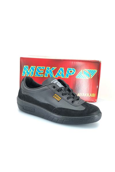 KCMN Mekap Red Box 100% Piele autentică Pantofi de muncă și sport unisex NEGRI