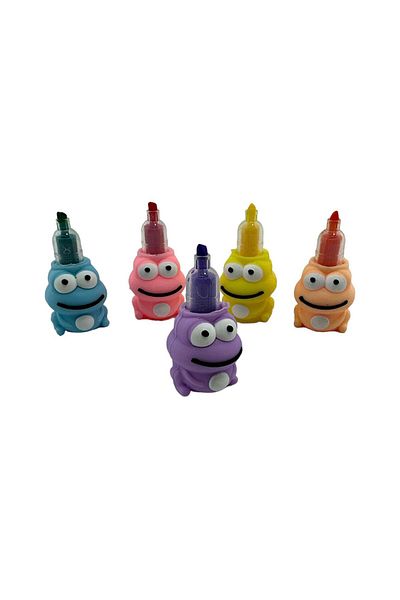 Rubenis Frog Figured Mini Highlighter Set of 5