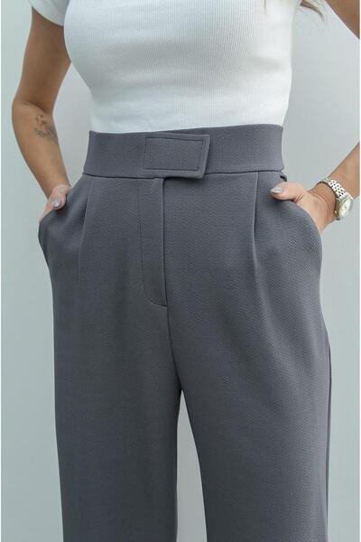 Havoş Smoked Senta Velcro Closure Palazzo Pants