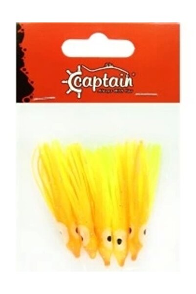CAPTAIN 3593 Octopus Pride 5cm Ahtapot Sübye 5'li Paket Suni Yem 063