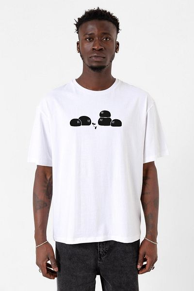 Tshirthane Clannad Anime Dango Daikazoku Λευκό ανδρικό μπλουζάκι μεγάλου μεγέθους