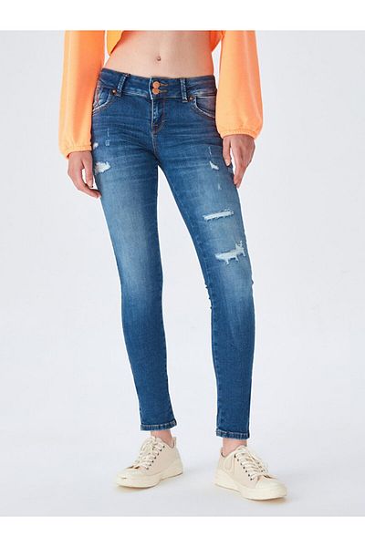 Ltb Pantaloni de piele Molly M Mid Rise