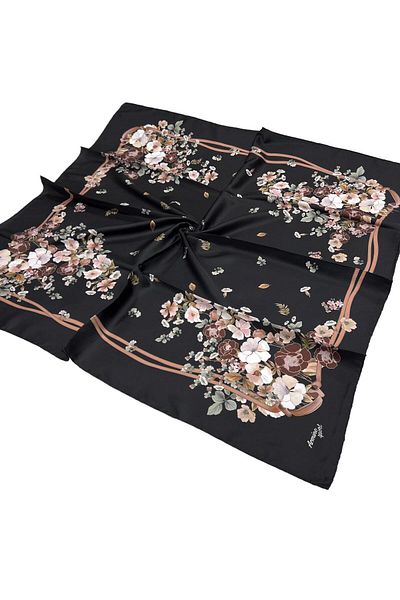 Armine Sport Twill Scarf - 8533-91 Μαύρη Καραμέλα