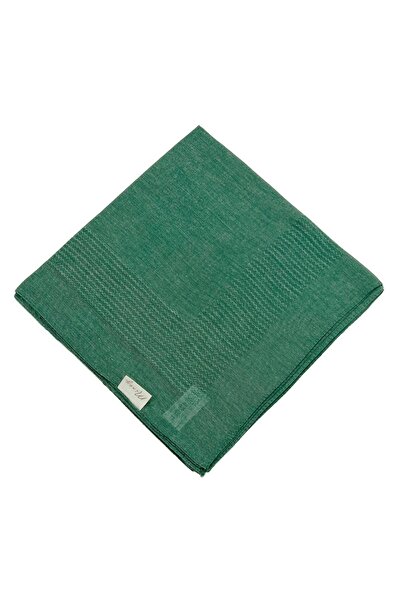 MİRAY Miray وشاح قطني سادة - زمردي