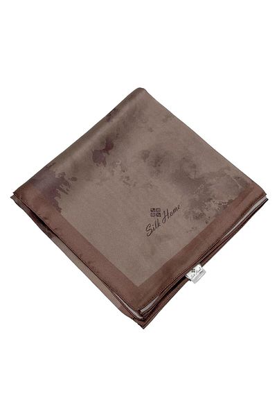 Silk Home 8647 Μοντέλο γυαλιστερό μαντήλι μόκα