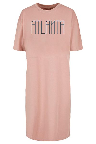 Merchcode Ladie Atlanta Bio-Teekleid mit übergroßem Schlitz