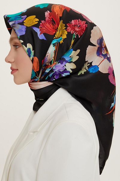Armine Sport Twill Scarf - 8723-54 Μαύρη Πούδρα