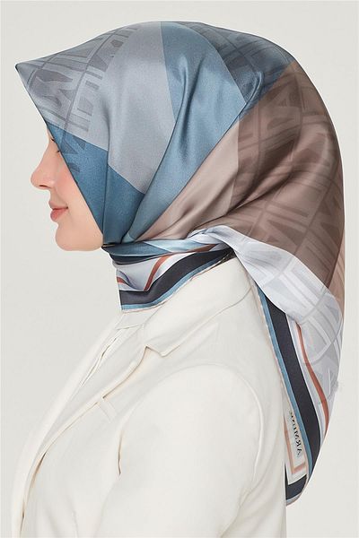 Armine Μεταξωτό κασκόλ Navy Blue Twill - Nostalgia 8516-31