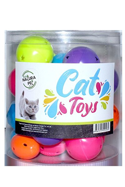 Natura Pet Eco Pet Karışık Top Kedi Oyuncak - Petshopundan