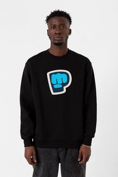 Tshirthane Мъжки суитшърт PiewDiePie Active, черен, 2ip
