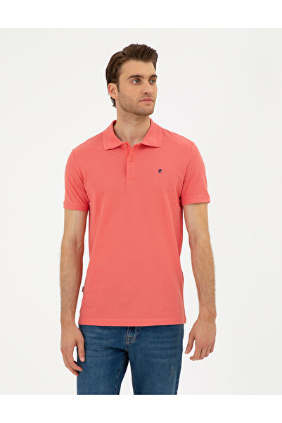 Pierre Cardin تي شيرت Mercan Slim Fit 100% قطن بياقة بولو أساسية 50291625-VR186