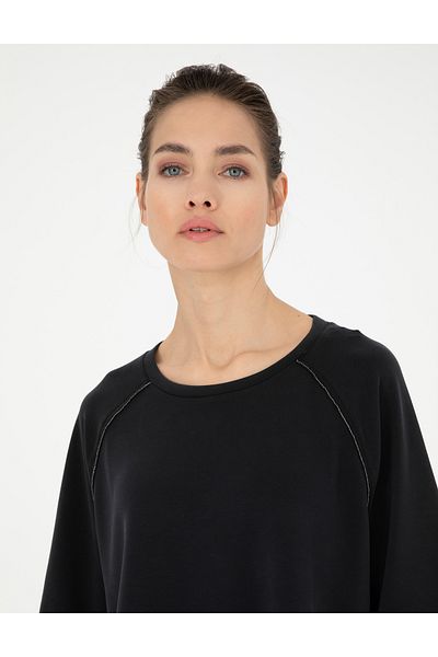 Pierre Cardin Black Comfort Fit Sweatshirt 50284069 -Vr046