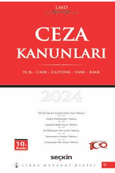 Seçkin Yayıncılık Ceza Kanunları (TCK - CMK - CGTİHK - TMK - KMK) / LMD - 9 L...