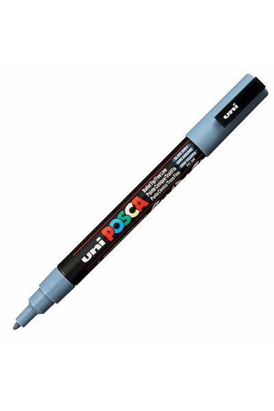 Uni Posca Uni-ball PC-3M Posca - Water Based Lead Gray 0.9 Marker