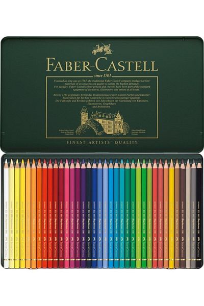 Faber Castell Faber Polychromos 36 Renk Studio Box Boya Kalemi 110038