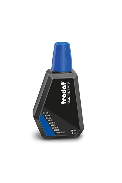 Trodat 7011 حبر استامبا أزرق 28 مل