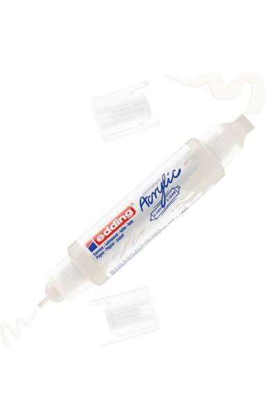 Edding Akrilik 3d Double Lıner Trafik Beyaz Ed5400922