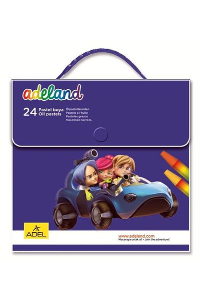 Adel Pastel Colored Paint with Bag - 24 Colors824100